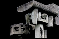 ©Ridenour_Cement Sculpture Abstract-6a